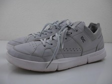 Men's sz 12 M On THE ROGER Clubhouse Glacier Gray White 48.99407 Shoes Running