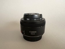 Canon EF 50mm f/1.8 STM lens with UV filter, excellent condition