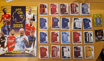 Panini Premier League 2025 636 Sticker - Full Set and Empty Album