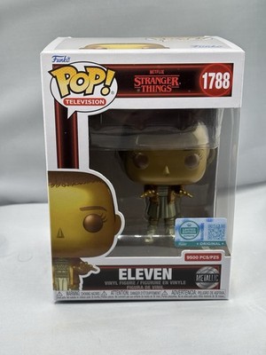 Funko Pop Eleven #1788 Gold Metallic Target Exclusive Stranger Things Rare. 6098