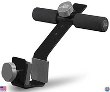 Adjustable Sit-Up Bar for Doorway, Reinforced Steel, Padded Ankle Support