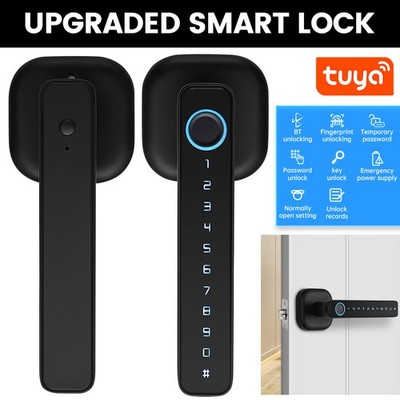 Tuya APP Smart Lock (mit Fingerabdruck Sensor) Smartes Türschloss Schlüsselloses