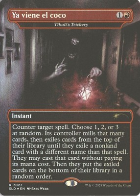MTG Ya viene el coco - Tibalt's Trickery (Rainbow Foil) (7027) Secret Lair NM