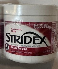 Stridex Maximum Strength Medicated acne Pads SEALED 12 Packs Of 55ct Exp 04/28