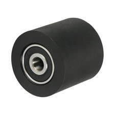 Roller Idler Pulley Wheel 6x30x30mm with 626RS Bearing   Black 1Pc 