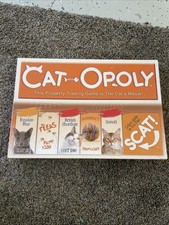 Cat-Opoly Board Game Property Trading Fun Family Game Ages 8+