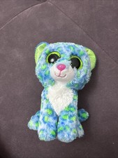 Ty Glubschi Beanie Boos &ndash; Leopard &bdquo;Leona&rdquo;, Stofftier Glitzeraugen 15cm