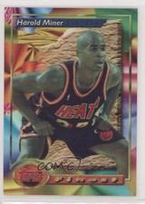 1993-94 Topps Finest Refractor Harold Miner #218 2s9