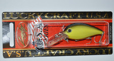 lucky craft bass crankbait classical leader 55dr 2 1/8" to chartreuse black back
