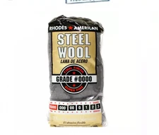 Steel Wool 12 pad Super Fine Grade #0000 Rhodes American Final Finish DEAL!!