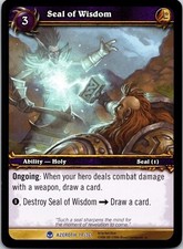 2006 Seal of Wisdom 74/361 Rare World of Warcraft WOW TCG CCG