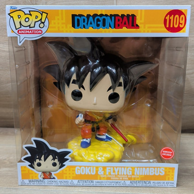 Funko Pop Dragon Ball Goku & Flying Nimbus #1109 JUMBO GameStop Exclusive 10'' 
