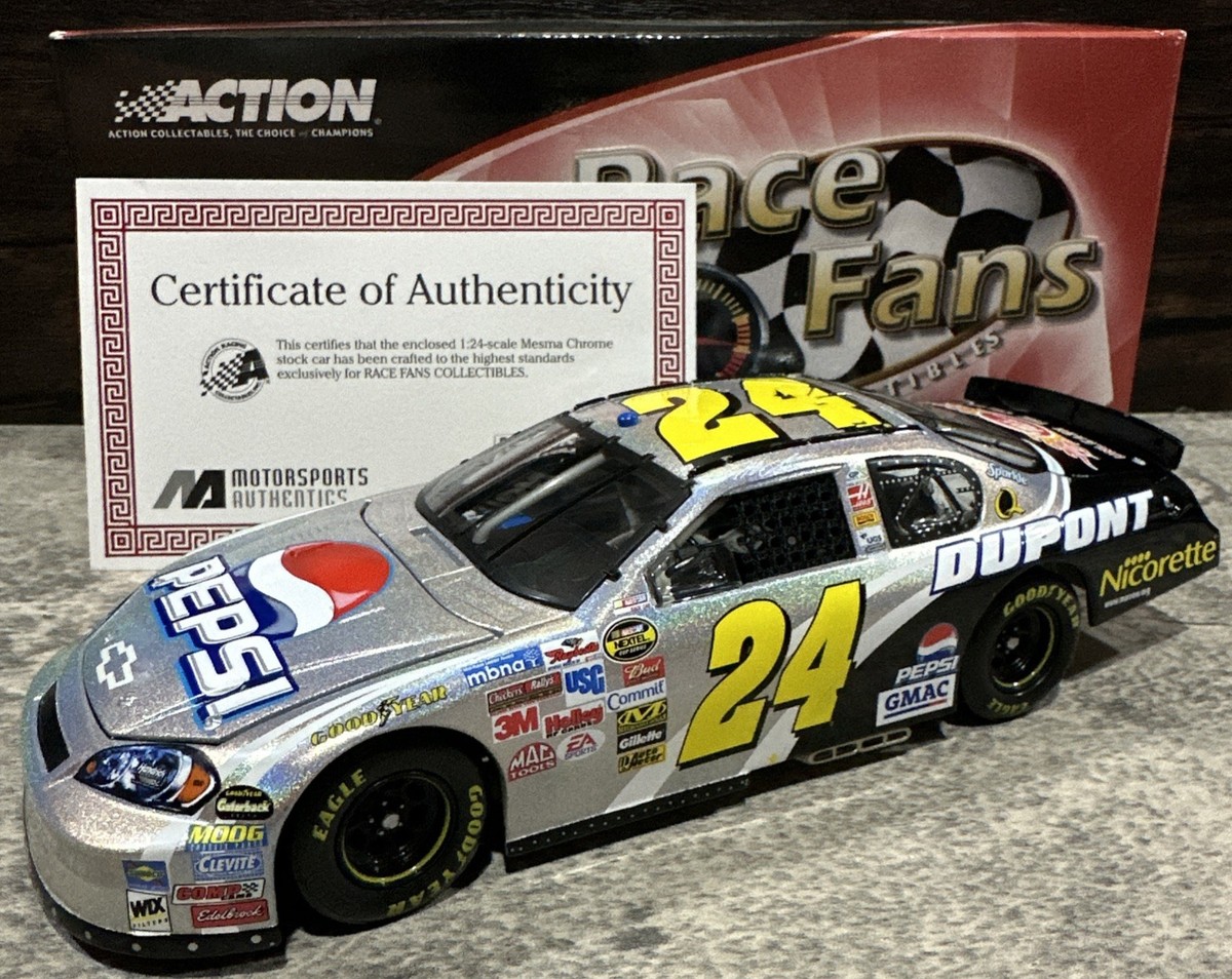2006 Jeff Gordon #24 Pepsi Chevrolet Mesma Chrome 1/24 Action