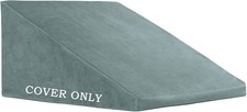 Wedge Pillow Cover - Ultra Soft Velvet & Flee...