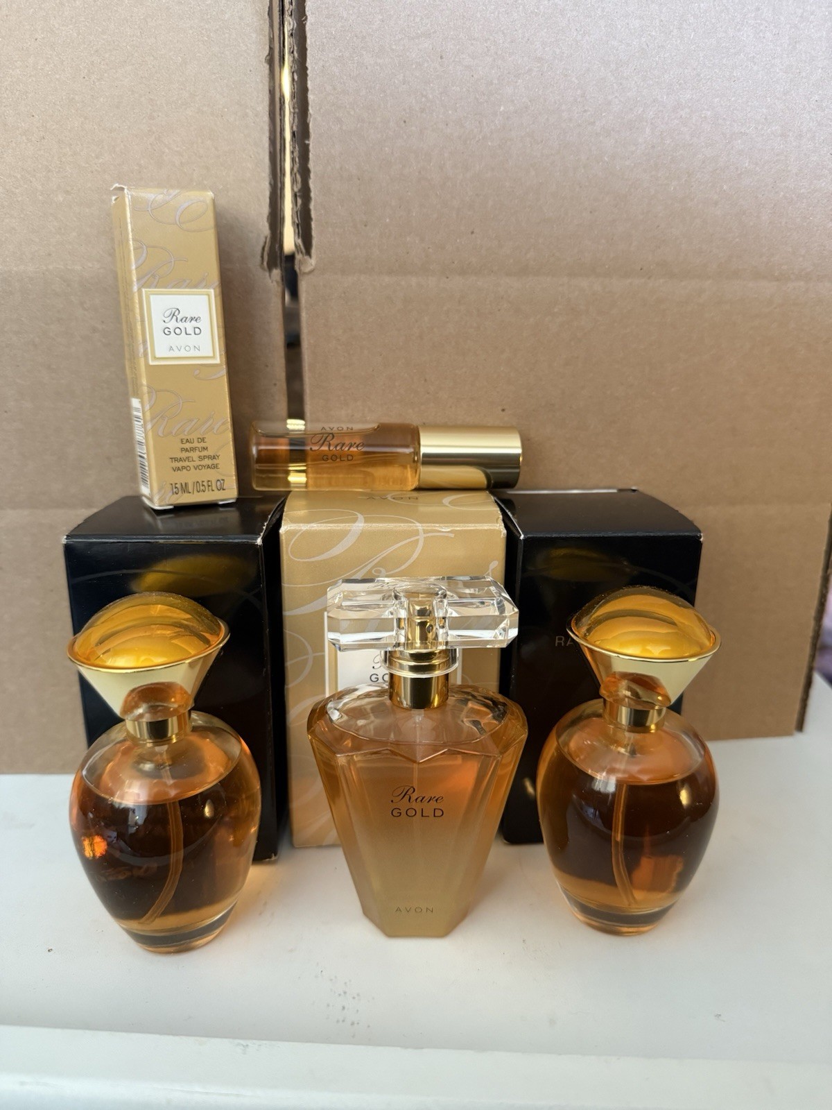 Avon Rare Gold Women's Perfume Eau De Parfum Spray 4-pack Various Sizes NIB