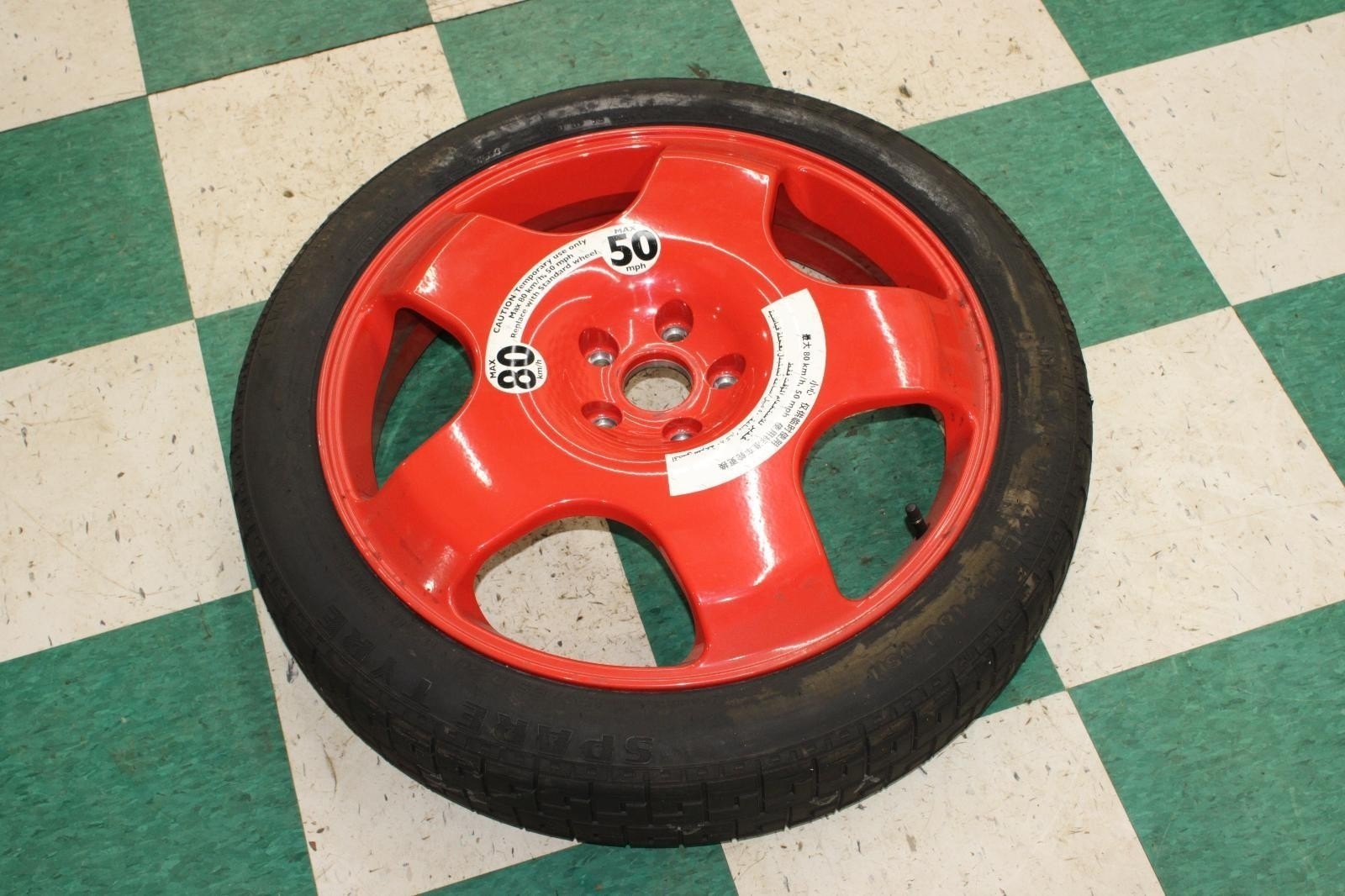 Bentley Flying Spur 2014-2019 Spare tire rim Red