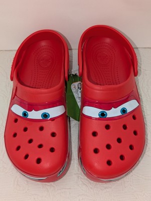Lightning McQueen Crocs Duet Sport Clog Classic Kid Pixar 7M9W  Does Not Light