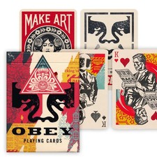 OBEY Collage Edition Spielkarten Pokerkarten von Theory11
