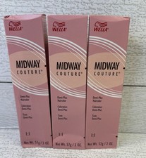 Wella Midway Couture Demi-Plus Haircolor 7/8Rg Red Blonde 2 oz-3 Pack