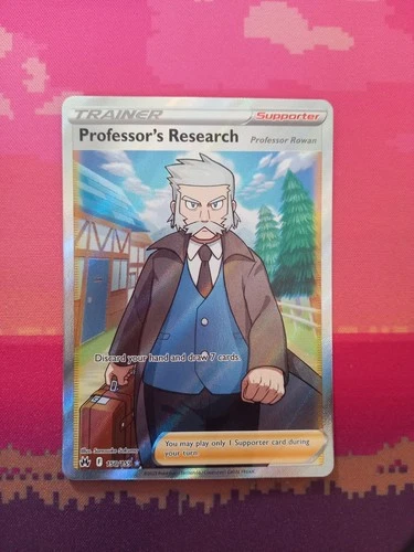 Pokemon Card Professor's Research 150/159 Ultra Rare Crown Zenith Near Mint