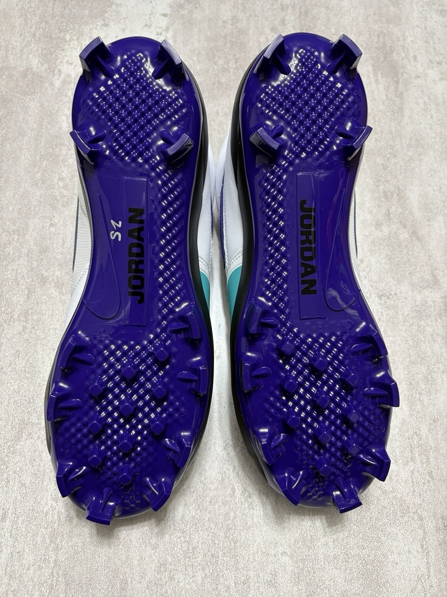 Nike Jordan Stadium 90 Low MCS Baseball Cleats White/Grape  display picture 3