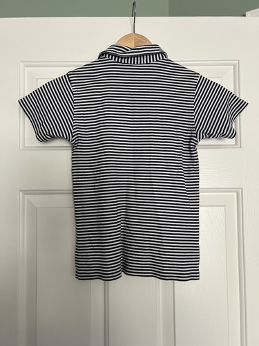 The Beaufort Bonnet Company Boys Polo Shirt Navy Stripe Size 8 - Picture 5 of 6