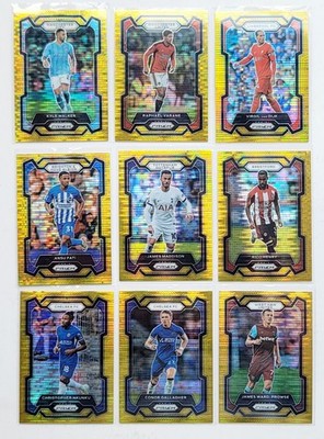 2023-24 Panini Prizm Premier League Base Prizms Gold Pulsar /10 - singles