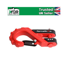 Terrafirma Red Extreme Winch Hook 45000lbs Offroad 4x4 Winch Cable Hook Terrafir