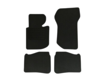 Velours Fußmatten für BMW 3 E36 Cabrio Bj. 1992 - 1999 Mit Absatzschoner BASIC