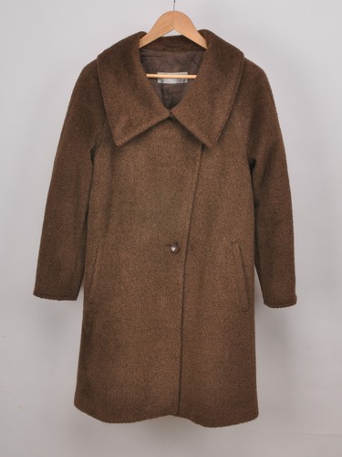 Max Mara Alpaca Wool Coat I 44 GB 12 US 10 Made in Italy - Picture 2 of 9