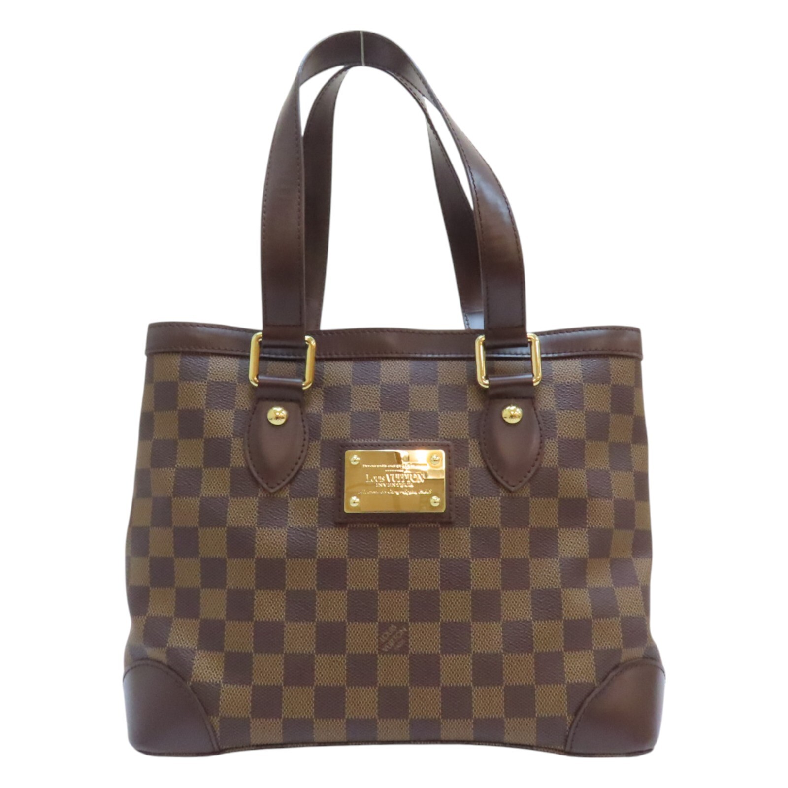 LOUIS VUITTON Hampstead PM Damier Ebene Canvas Tote Bag N51205-image