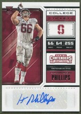 2018 Contenders Draft Picks #246 Harrison Phillips - Stanford Cardinals AUTO (b)