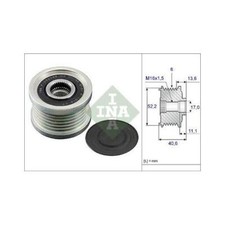 INA 535 0044 10 ALTERNATOR FREEWHEEL CLUTCH FOR NISSAN,NISSAN (DFAC),NISSAN (ZHE