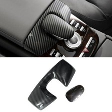 2x Kohlefaser Tel Dial Key Armrest Cover F&uuml;r Mercedes Benz S-Klasse W221 08-2012