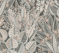 Livingwalls Vliestapete Stories Of Life Floral Schwarz 39653