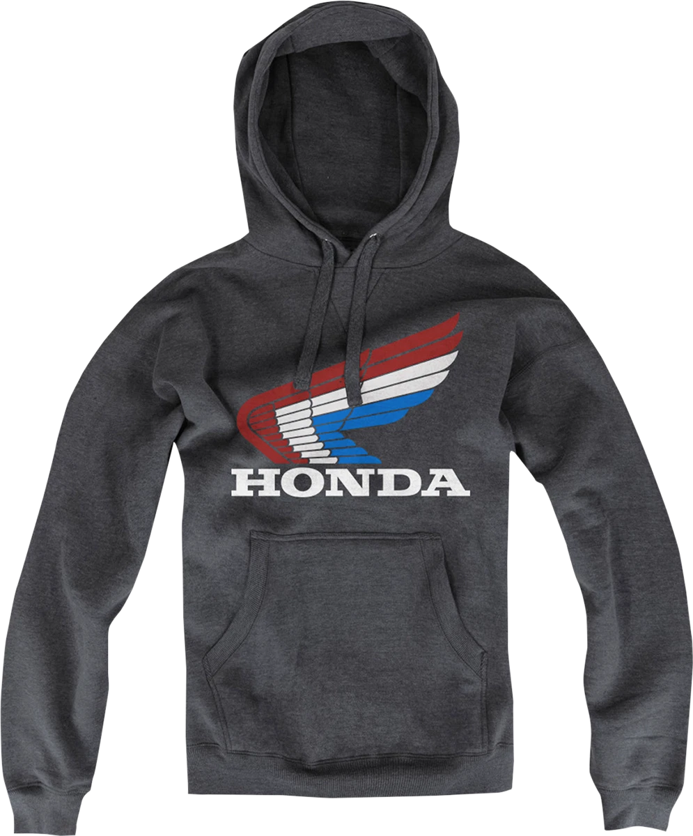 New Mens Honda Vintage Wing Hoodie Hoody Black XL