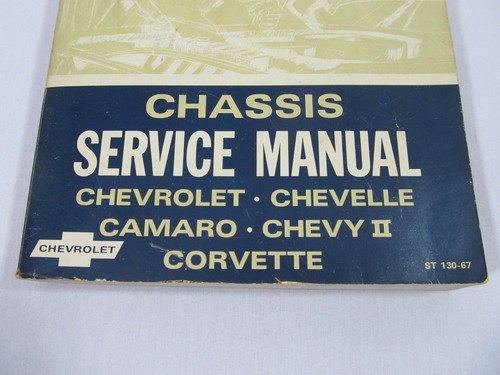 1967 Chassis SERVICE MANUAL Chevrolet Chevelle Camaro Chevy II Corvette ST130-67 - Bild 2 von 17