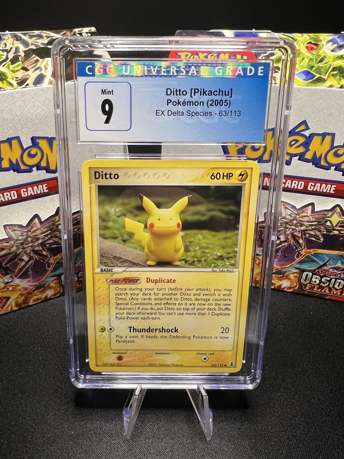 Ditto - 063/113 (Pikachu) - Delta Species - Pokemon