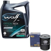 MotoröL Set 5W30 5 Liter + ÖLfilter SM 148 FüR Toyota Avensis Corolla 1.8 2.0