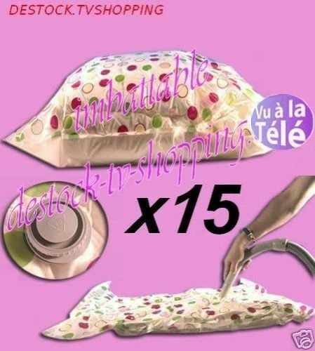 12 Pièces Sac De Stockage Sac Housse De Rangement Sous Vide Vêtement Vacuum - Photo 2/4