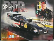 VRHTF NHRA SUPERCOOL "BRIAN THIEL" NITRO FUNNY CAR  HAND OUT
