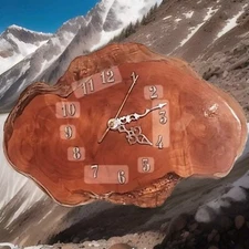 Wood Carving Clock.  B