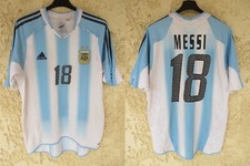 Maillot ARGENTINE ARGENTINA U20 2004 vintage MESSI jersey vintage ADIDAS shirt M