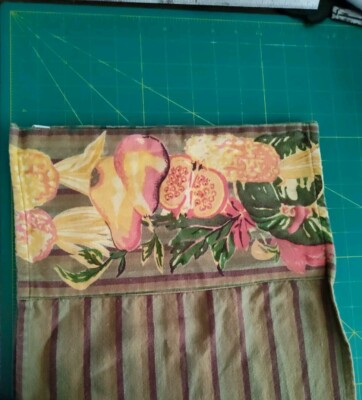 April Cornell Fall Autumn Thanksgiving Applique Fruit Table Runner 12'' x66''