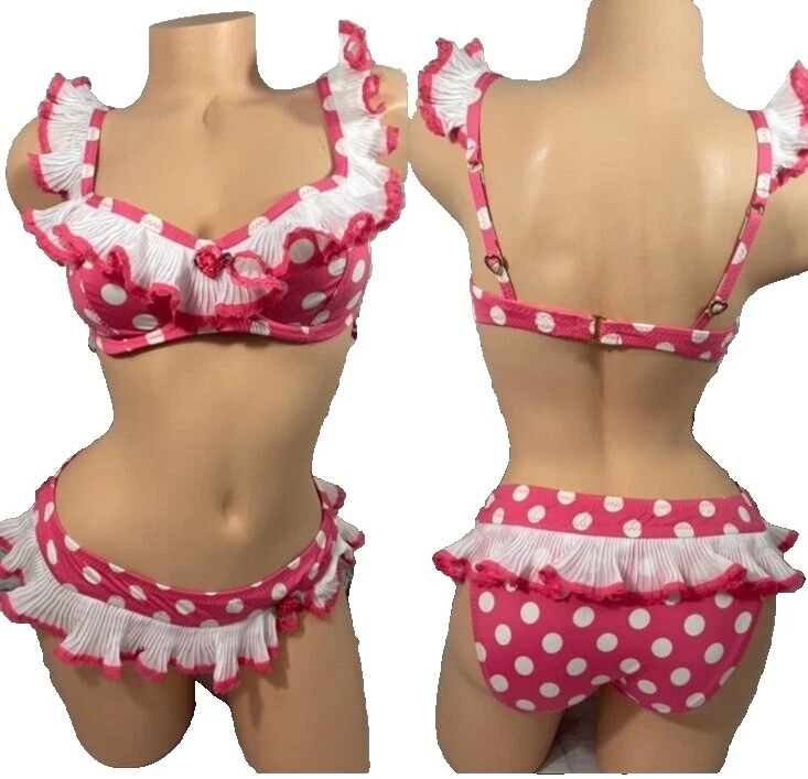 Traje de Baño Lunares Betsey Johnson Nylon para Mujeres