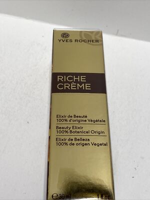 yves rocher riche creme serum elixir de beaute