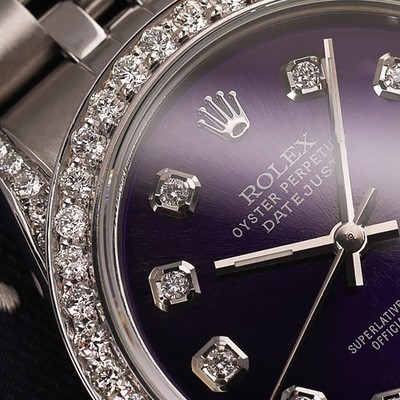 Ladies Rolex 31mm Datejust Purple 