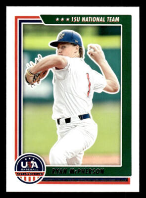 2022 Panini Stars & Stripes USA Baseball #92 Ryan McPherson Card