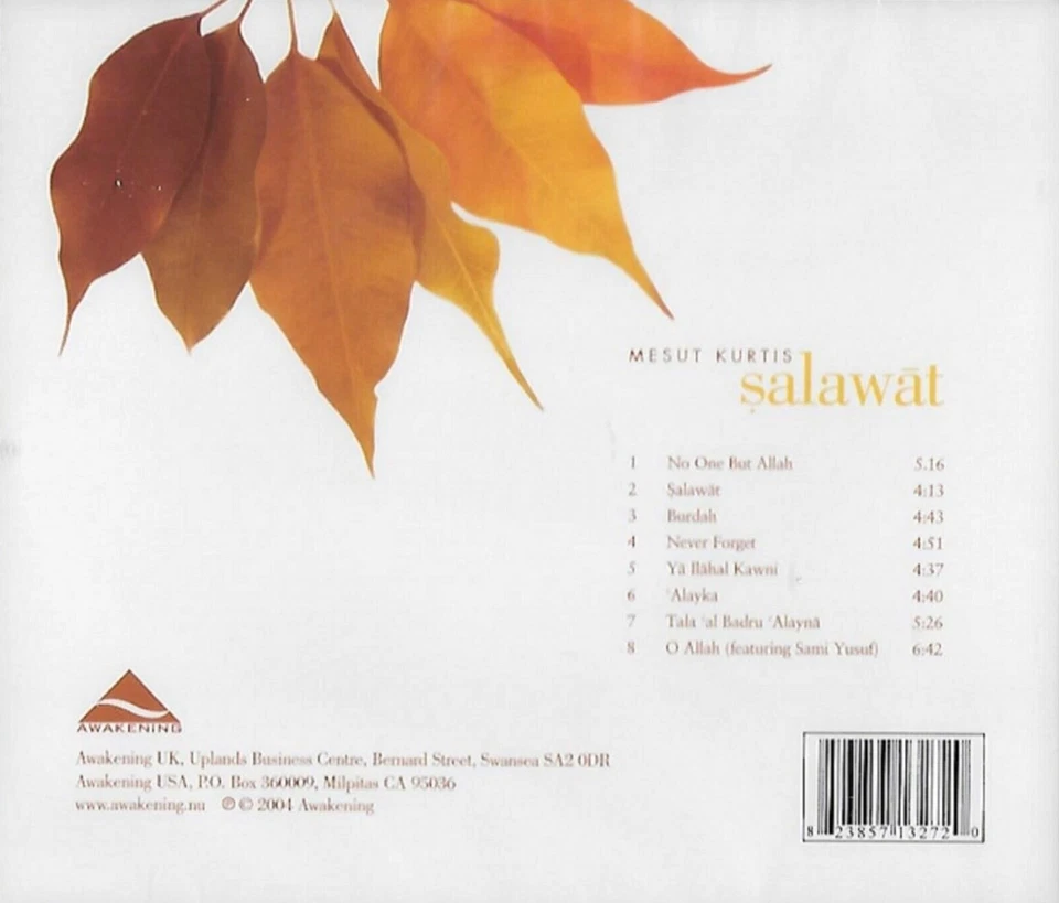 Salawat ft. Sami Yusuf By Mesut Kurtis - Islamic Nasheed CD - Image 2 of 2