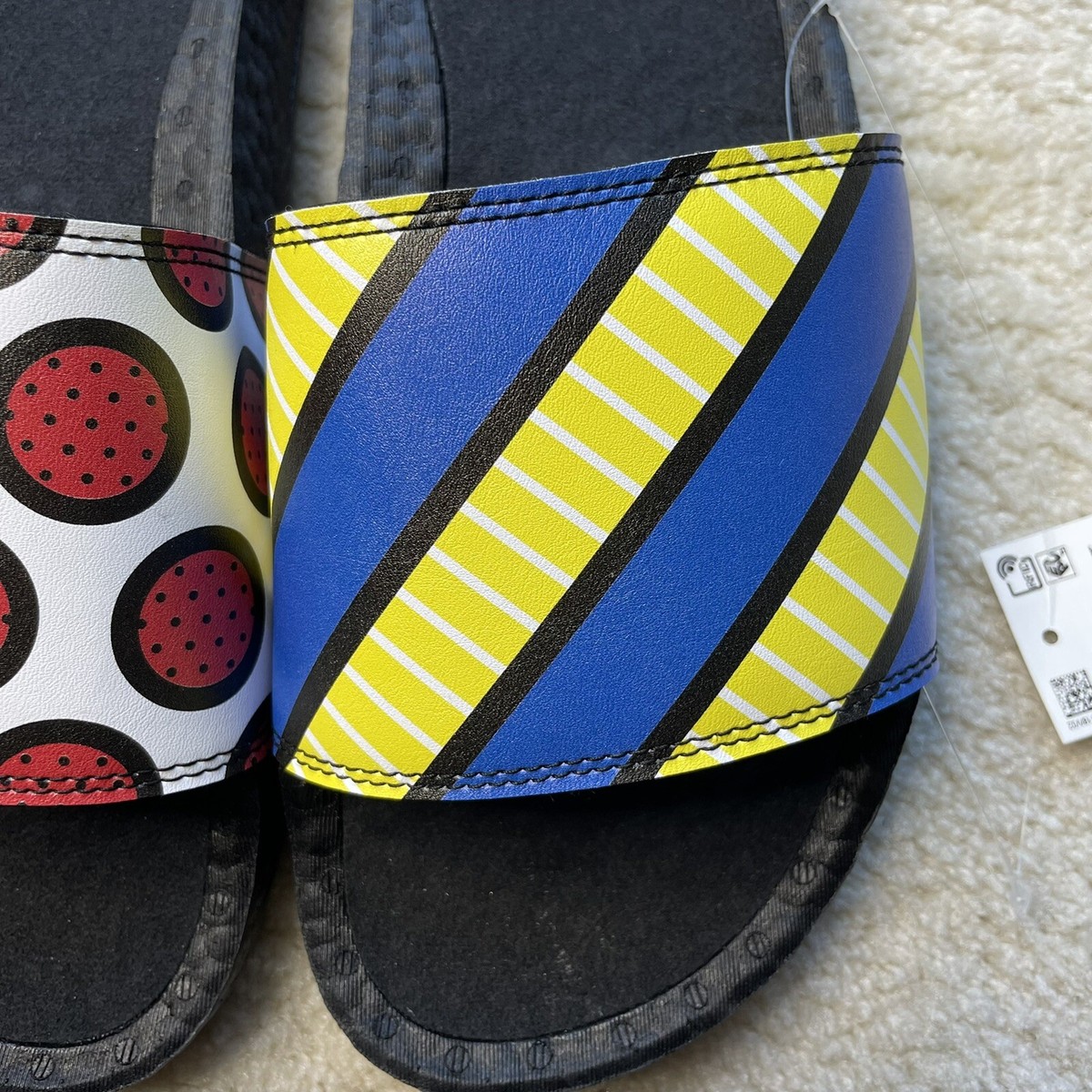 US 10] adidas Mens Adilette Boost Craig and Karl Swim Slides 